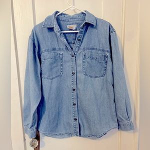 Brooks Brothers Denim Button Down Shirting Medium